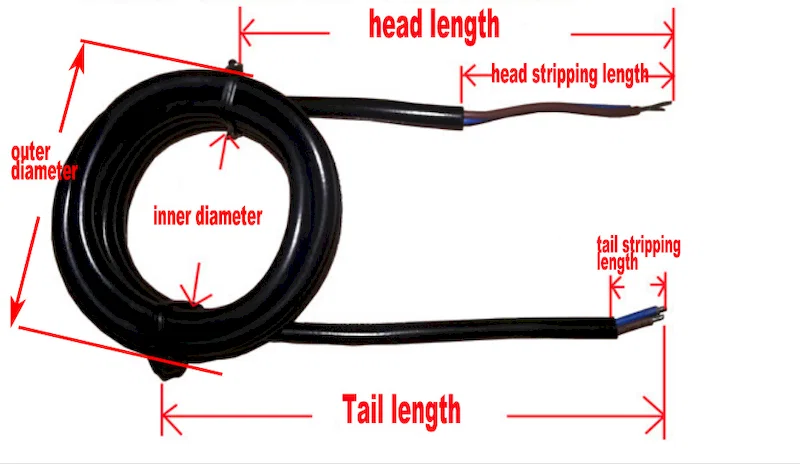 sample of Full automatic Power cord cable cutting stripping winding binding machine WPM-CRT-03M, Cable Cut Strip Winding Binding Machine, Automatic Cut Strip Binding Machine, Power Cord Cable Binding Machine 全自动电源线电缆切割剥皮缠绕装订机WPM-CRT-03M,电缆切割条缠绕装订机,自动切割条装订机,电源线电缆装订机样品