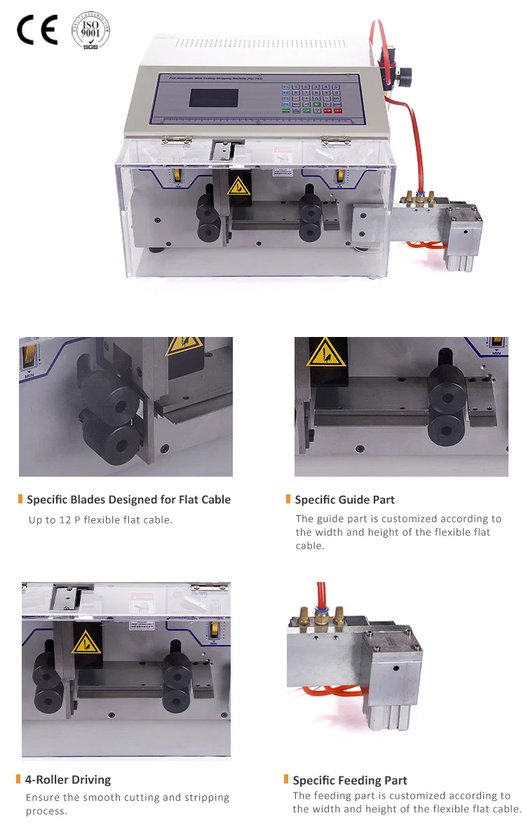 Flat Cable Stripping Cutting and Splitting machine, Electric Wire Stripper, Automatic Wire Stripper, Flat Wire Stripping Machine 扁平电缆剥皮切割和劈线机, 剥线机, 自动剥线机, 扁线剥皮机