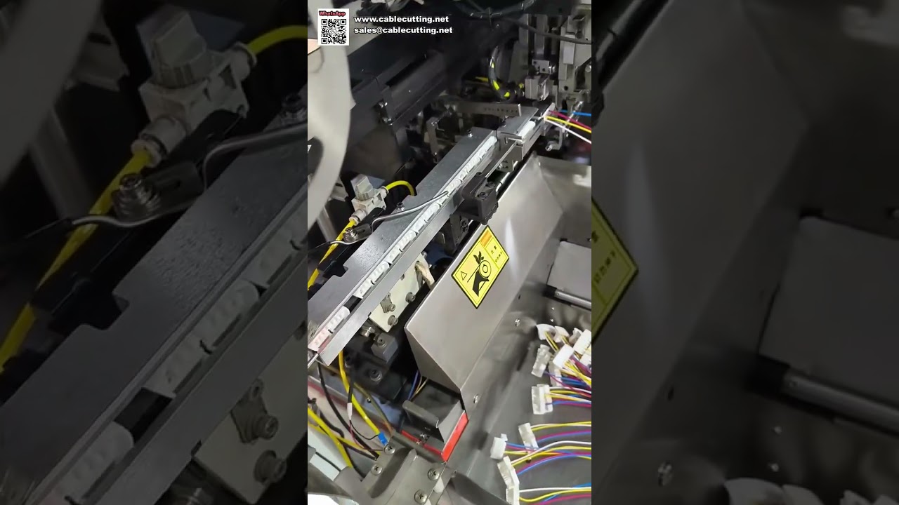 单头端子压接与连接器外壳插入机 - 混合线束高效加工