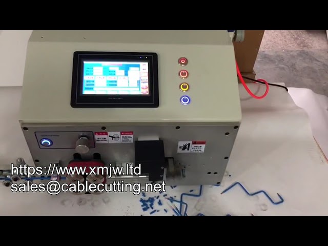WPM-09N 热销 软硬线缆全自动剥线剪线折弯机 电气控制线束加工设备