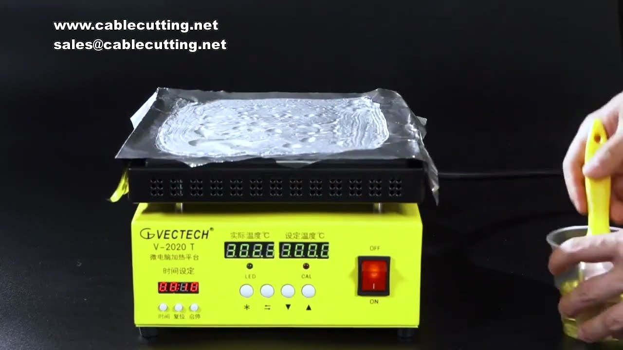 956S 300W 双显加热台 LED灯珠焊接台 可调温预热平台