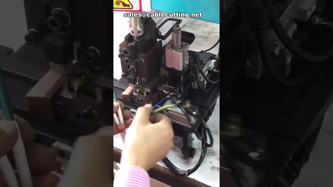 全自动电线裁剪剥皮压接机 | 高效线束加工设备