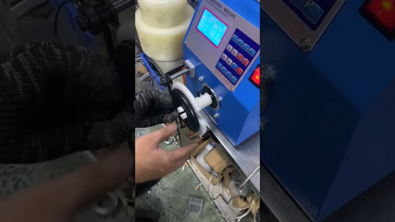 手持式单轴绕线机 | 数据线生产必备 #工厂 #机器