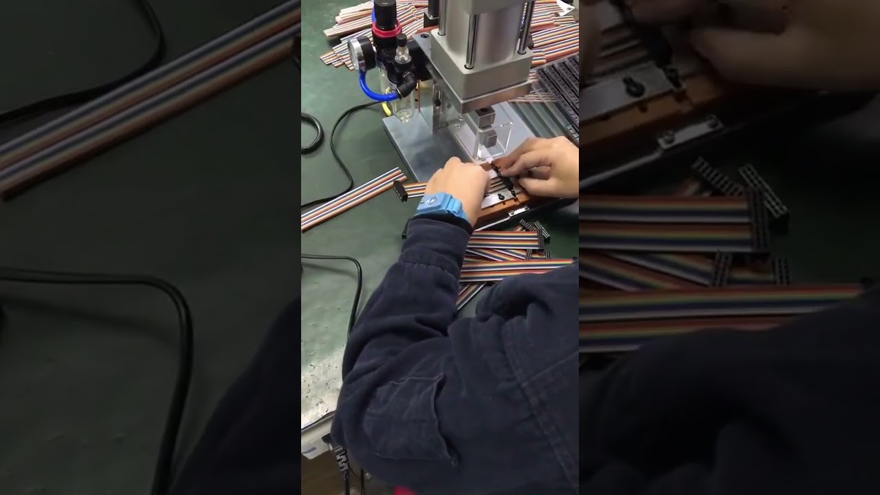 线束压接机 高效电缆剥线机 #工厂自动化设备 #线束加工