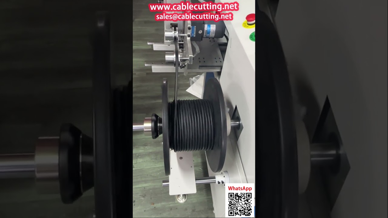 全自动线缆卷绕计数机 | 支持塑料盘与空心盘，提升工厂自动化效率