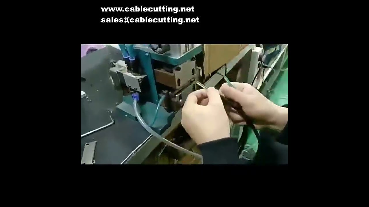 全自动气动芯线剥皮扭线机 | 高效电线加工设备