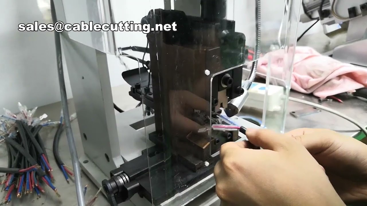 电线电缆环形端子压接机 | 全自动接线端子压接设备