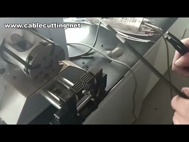 同轴电缆旋转剥线机 | 全自动电缆剥线设备 | 工厂自动化利器