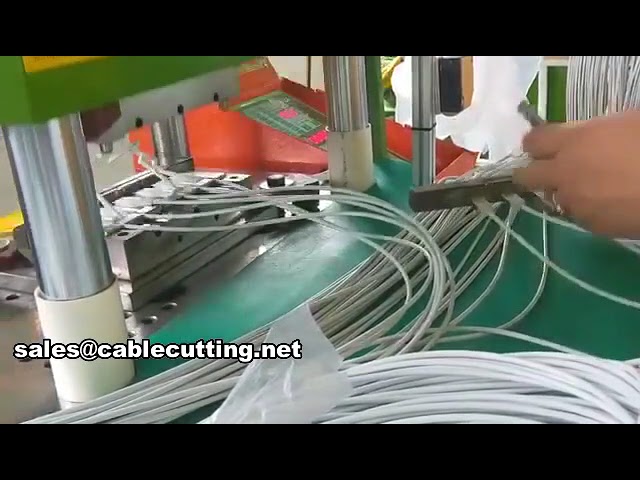 USB线缆注塑机高效生产演示