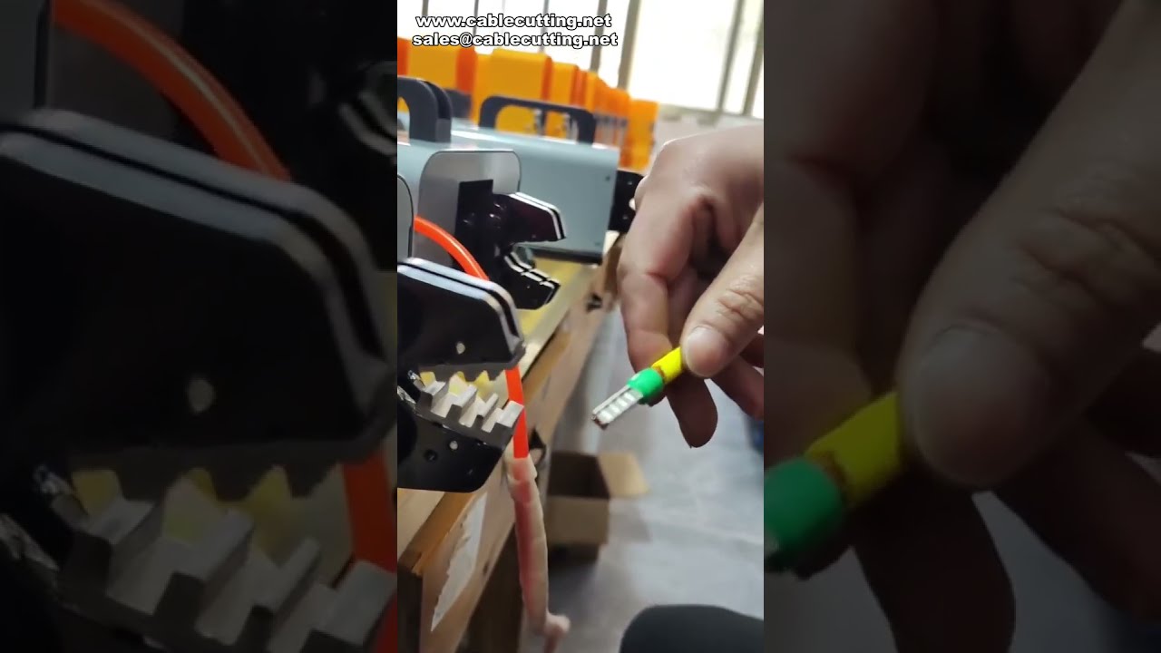 定制气动压接机：宽管端子专用，增强标识 #工厂 #机器