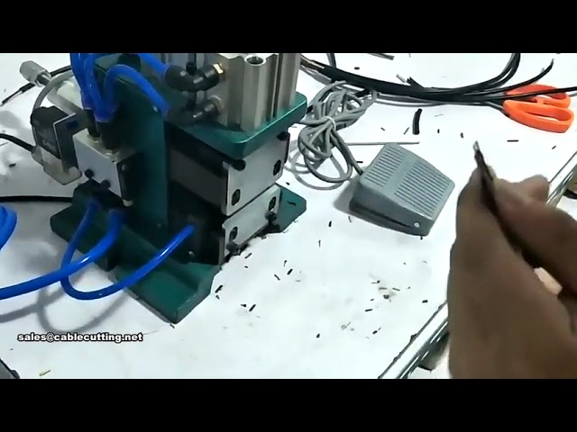 3F-01 25mm 气动多芯线剥线扭线机 | 高效自动化线束加工设备