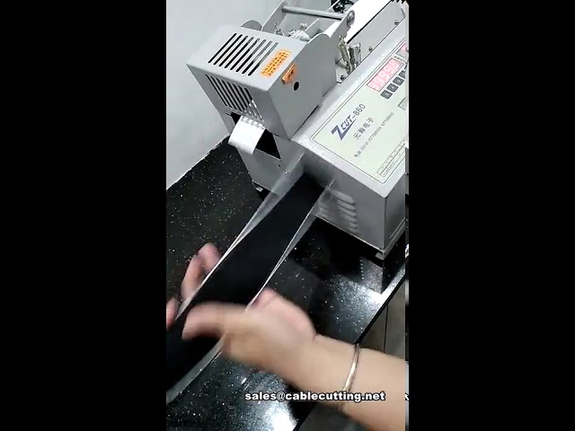 全自动魔术贴裁切机 | 工业级粘扣带切割设备