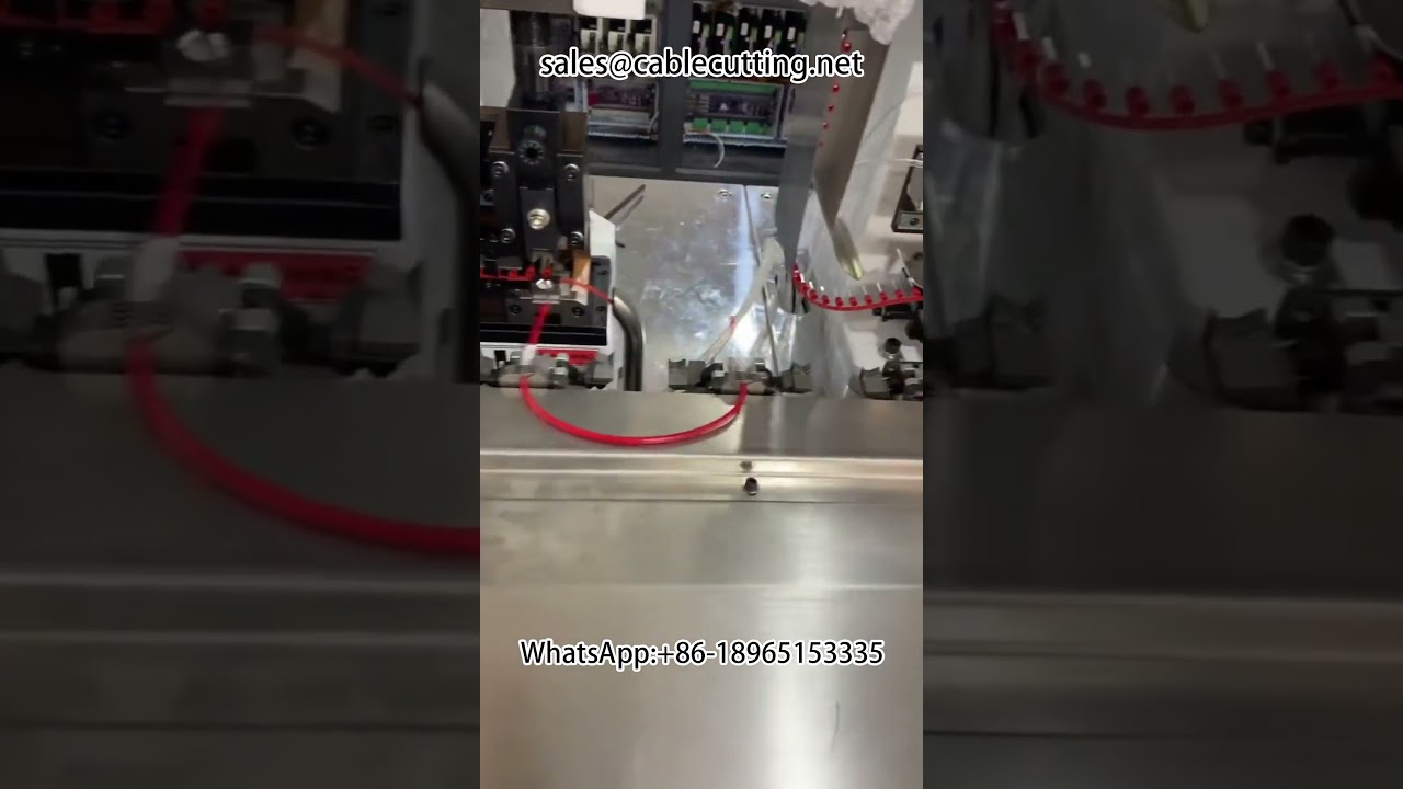 全自动双头热缩管激光打标端子压接机 | 线束加工设备