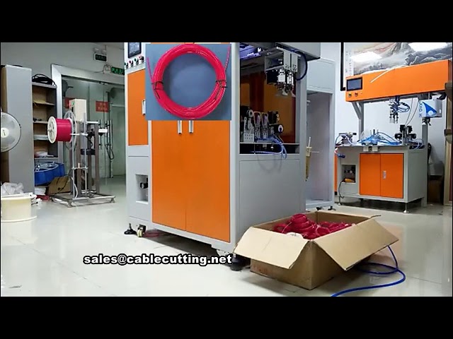 全自动电线绕线扎带机 | 电缆捆扎包装设备
