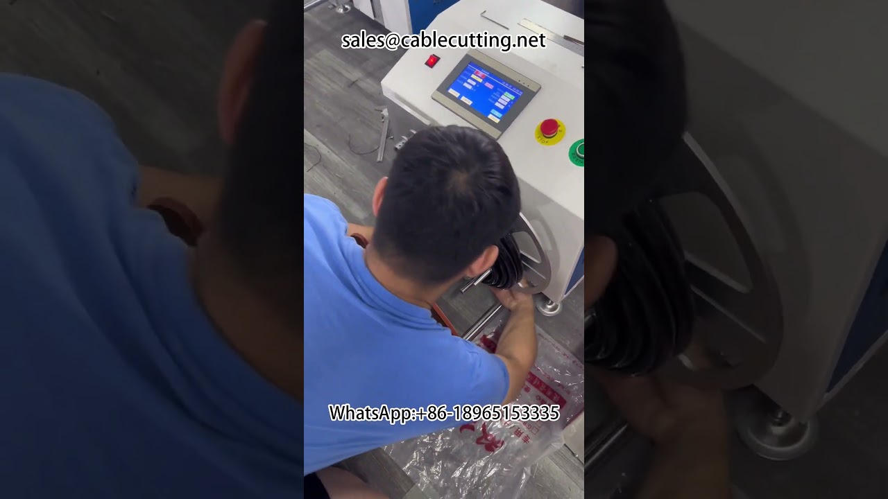 热油管自动卷绕捆扎包装机 #油管 #水管 #波纹管