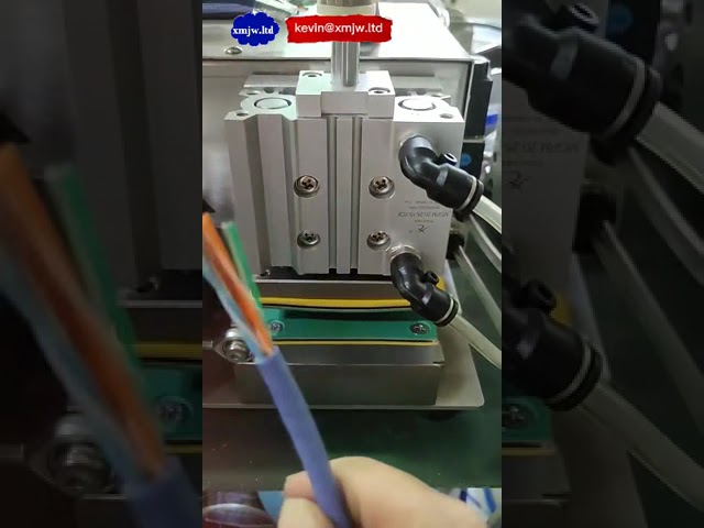 高效网线剥线理线机 | 网线对绞线直拉机 | 全自动线芯整理设备