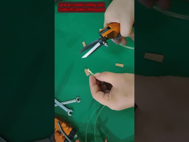 手持式工业气动剪刀压板式线缆剪
